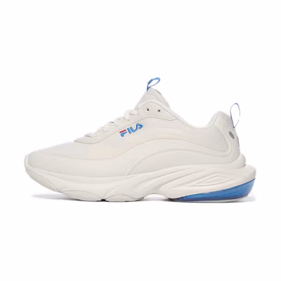FILA Unisex Low-Top Running Shoes White/Blue