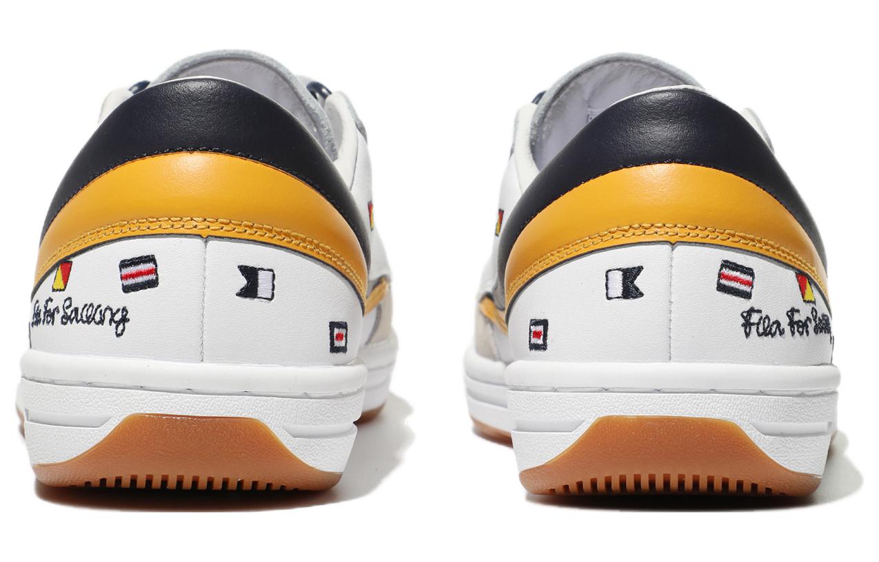 Lookbook 휠라 디스럽터 로우 '화이트 옐로우' 1TM01905F_424