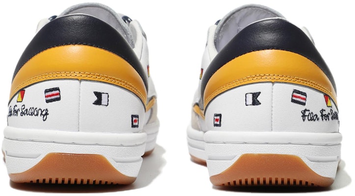 FILA斐樂 防滑減震 低帮 板鞋 男女同款 白黃 韓版 Lookbook FILA斐樂 防滑減震 低帮 板鞋 男女同款 白黃 韓版