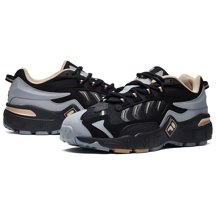 FILA Disruptor Running Shoes Black/Grey/Pink 圖 3