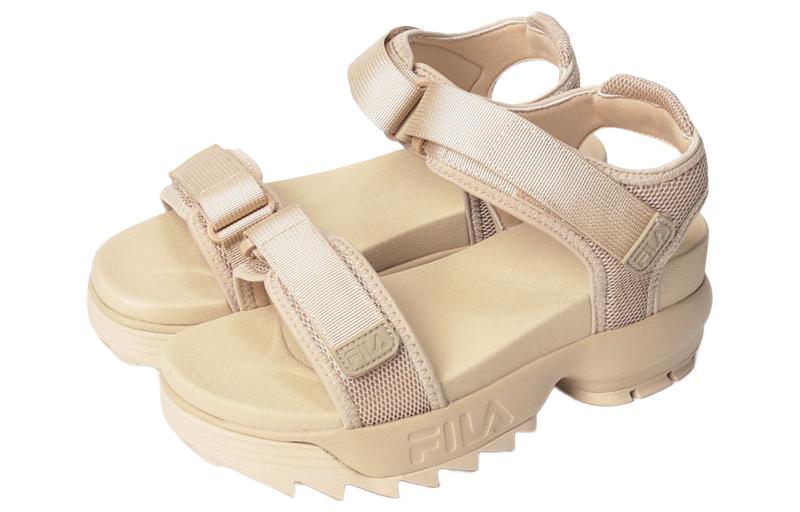 Lookbook FILA斐樂 Disruptor 沙灘涼鞋 男女同款 黃色