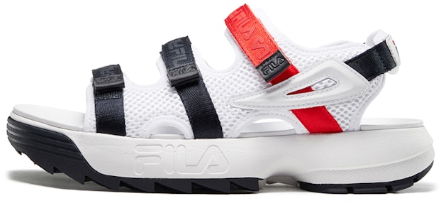 Sandalias Deportivas FILA Disruptor Blanco/Negro/Rojo F12M024506FWN Buy Sandalias Deportivas FILA Disruptor Blanco/Negro/Rojo F12M024506FWN