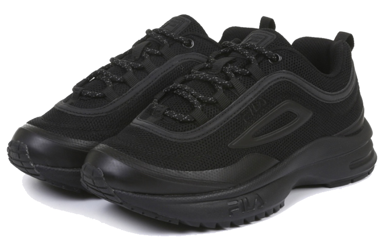 FILA Disruptor Trainer Low Chunky Sneakers Black 圖 2