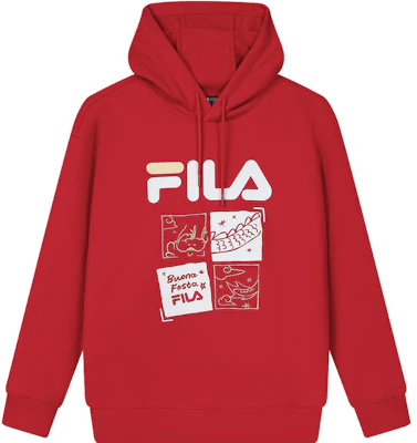 FILA Dragon Series Red Hoodie - Unisex Casual Fit for Couples F11U419204FRD Buy FILA Dragon Series Red Hoodie - Unisex Casual Fit for Couples F11U419204FRD