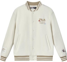FILA Dragon Series SS24 Casual Patterned Jacket Ceramic White. F11M419904F-IV FILA Dragon Series SS24 Casual Patterned Jacket Ceramic White. F11M419904F-IV