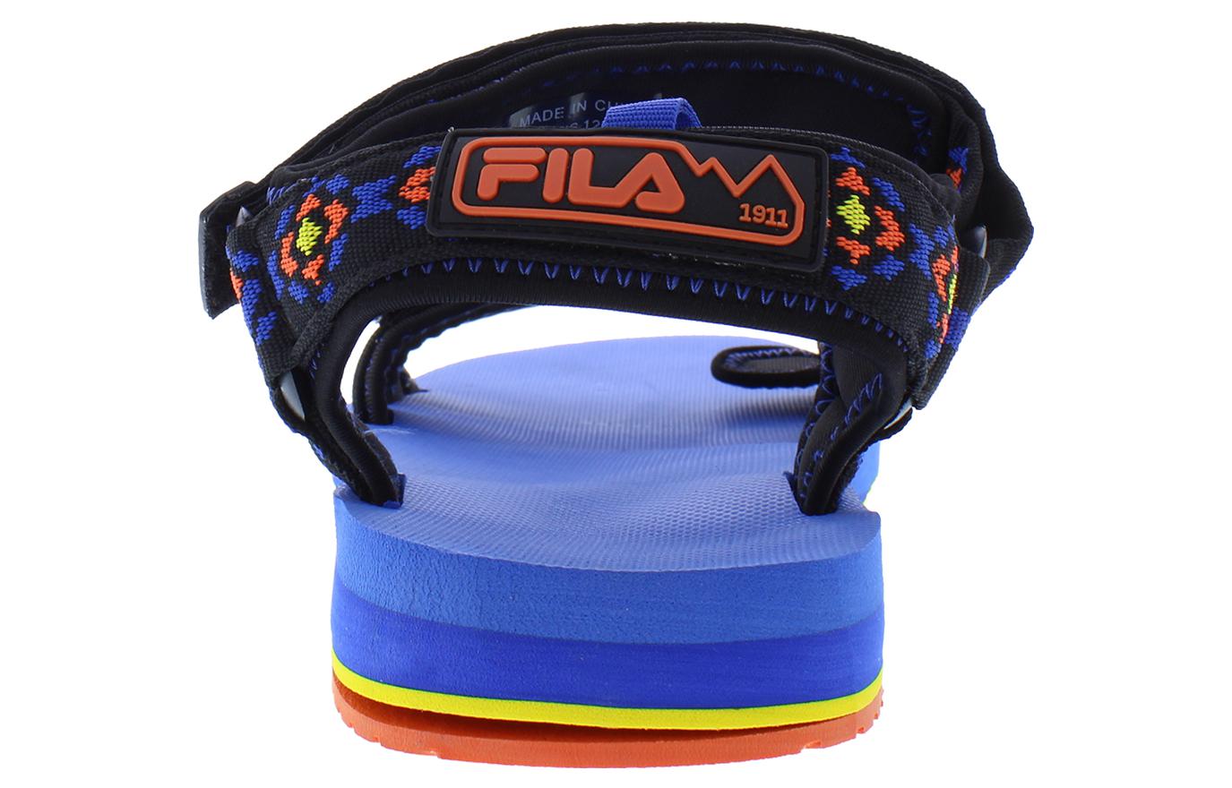 Shop FILA Drifter '蓝黑色' 运动拖鞋 1SM00084-403