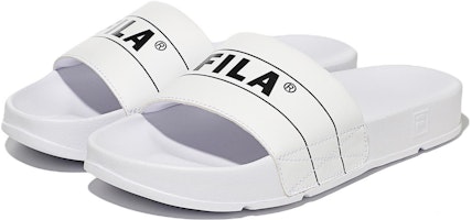 FILA斐樂 Drifter Lines 休閒運動 一字拖鞋 男女同款 白黑色 韓版 Lookbook FILA斐樂 Drifter Lines 休閒運動 一字拖鞋 男女同款 白黑色 韓版