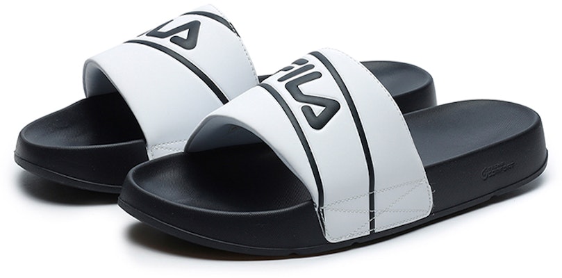 FILA Drifter 白色蓝色拖鞋 F12M226501FWN Order FILA Drifter 白色蓝色拖鞋 F12M226501FWN