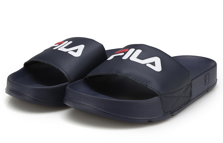 Lookbook Sandal FILA Drifter Biru Tua Versi Korea FS1SLB1810X-NNV