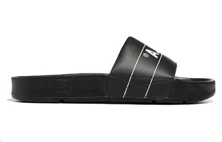 Order FILA ドリフターラインズカジュアルスポーツスリッパユニセックス黒白韓国版 'ブラックホワイト' 1SM01942E_001 1SM01942E_001