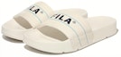 Lookbook FILA Drifter Lines Selipar Kasual Sukan Unisex Beige Biru Versi Korea 'Krim Putih Biru' 1SM01942E_920