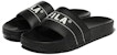 FILA Drifter Lines Selipar Sukan Kasual Unisex Hitam Putih Versi Korea 'Hitam Putih' 1SM01942E_001