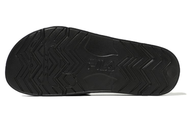 Purchase FILA ドリフターラインズカジュアルスポーツスリッパユニセックス黒白韓国版 'ブラックホワイト' 1SM01942E_001 1SM01942E_001