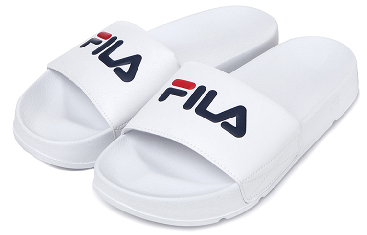 Order FILA 白色极简韩版拖鞋 FS1SLB1011X_WWT