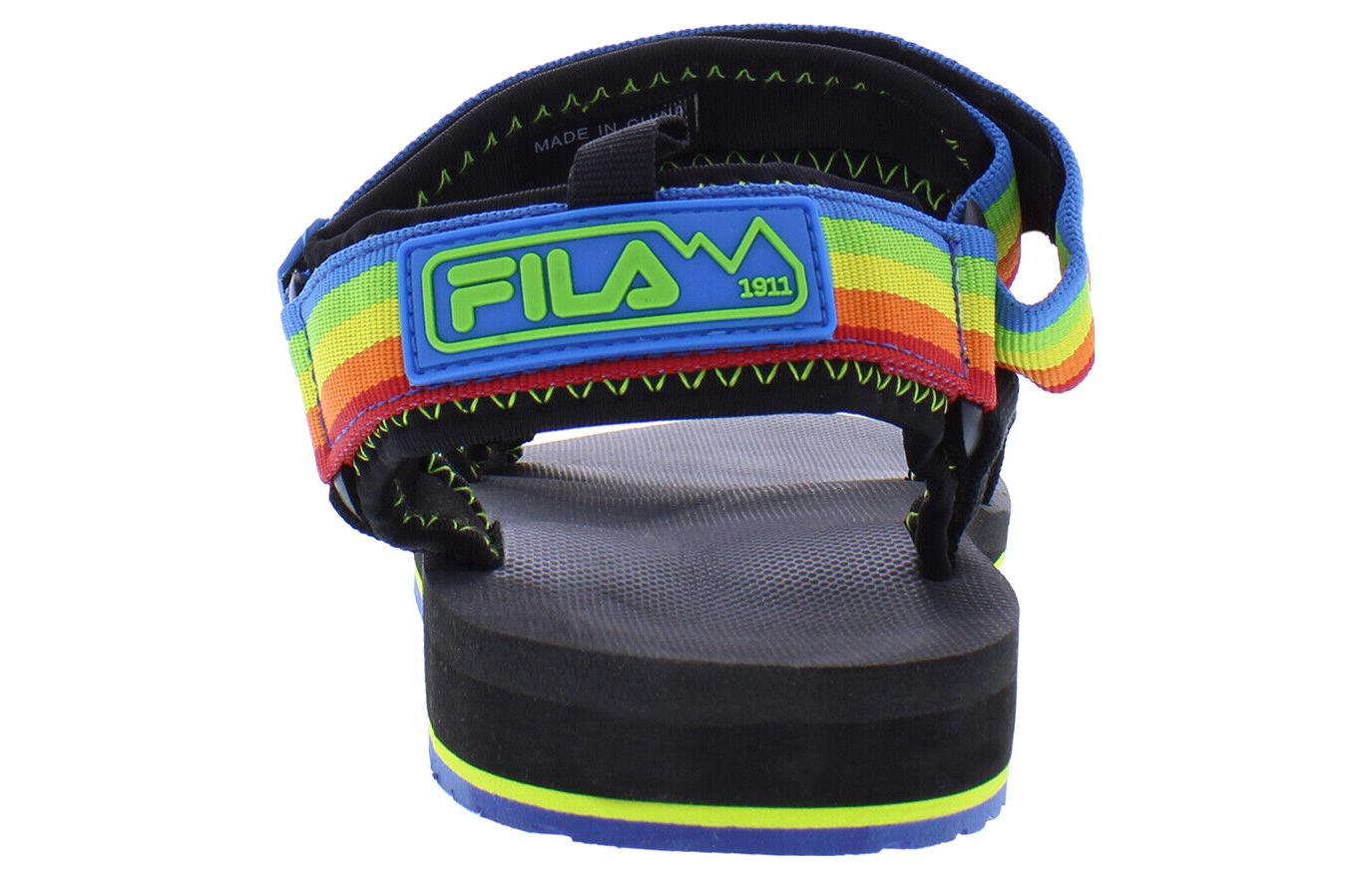 Shop FILA Drifter 黑色拖鞋 1SM00084-048
