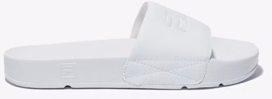 Fila Drifter Slide Sandals White/White/Grey 11001SM02591H101 Fila Drifter Slide Sandals White/White/Grey 11001SM02591H101