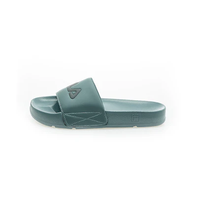 FILA Drifter Slide Sandals Gray Plain Surface