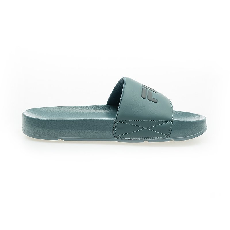 Shop FILA Drifter 灰色简约拖鞋 FS256SL01X004-032