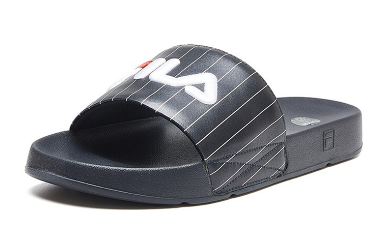 Order FILAドリフター ストライプ スリッパ (レジェンドブルー) F52M044602FNV