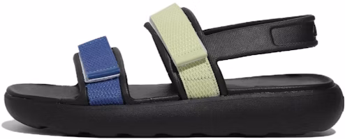 FILA Drifter Tube Sandals 'Black Blue Korean Edition' 1SM02573F_001 FILA Drifter Tube Sandals 'Black Blue Korean Edition' 1SM02573F_001