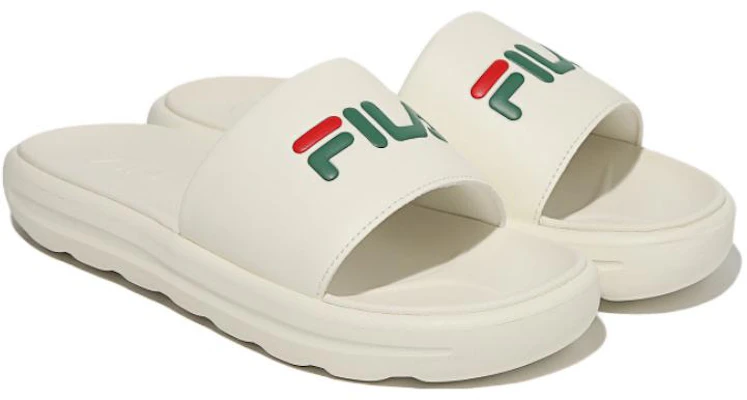 FILA Drifter V2 Chanclas Logo Grande 'Crema' 1SM01972F_920 Lookbook FILA Drifter V2 Chanclas Logo Grande 'Crema' 1SM01972F_920