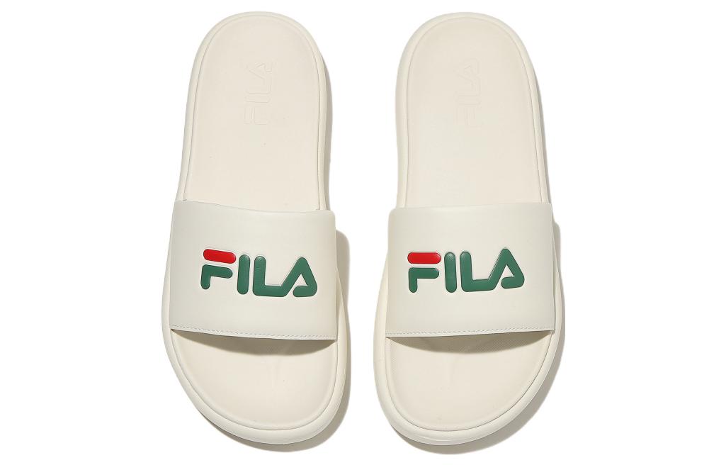 Shop FILA Drifter V2 Chanclas Logo Grande 'Crema' 1SM01972F_920