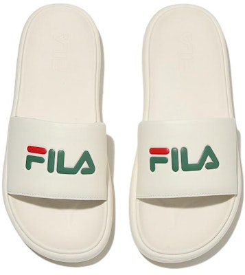 휠라 드리프터 V2 크림 슬라이드 (Fila Drifter V2 Cream Slides) 1SM01972F_920 Shop 휠라 드리프터 V2 크림 슬라이드 (Fila Drifter V2 Cream Slides) 1SM01972F_920