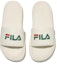 Shop FILA Drifter V2 Large Logo Slides 'Cream' - Selipar Logo Besar Krim FILA 1SM01972F_920