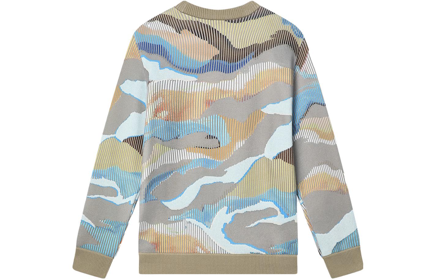 Lookbook FILA 刺繍ロゴ カジュアルニット クルーネック 長袖トップス F11M348402F-ZA