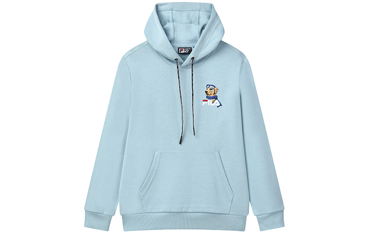 FILA Embroidered Logo Casual Sweatshirt - Ridge Blue F11M148215F-LB