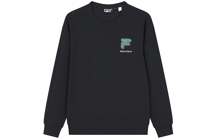 FILA Embroidered Logo Crewneck Pullover Sweatshirt Legendary Blue F61M218257FNV