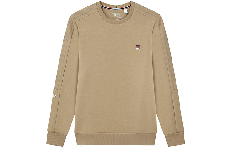 FILA Embroidered Logo Crewneck Sweatshirt - Denim Khaki F11M141201F-DK