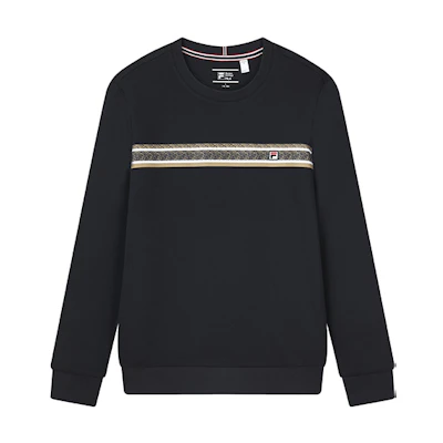 FILA Embroidered Logo Crewneck Sweatshirt - Legendary Blue F11M141214F-NV