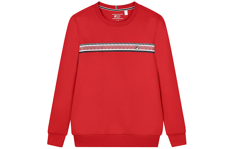 FILA Embroidered Logo Crewneck Sweatshirt - Legendary Red F11M141214F-RD
