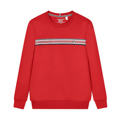 FILA Embroidered Logo Crewneck Sweatshirt - Legendary Red F11M141214F-RD