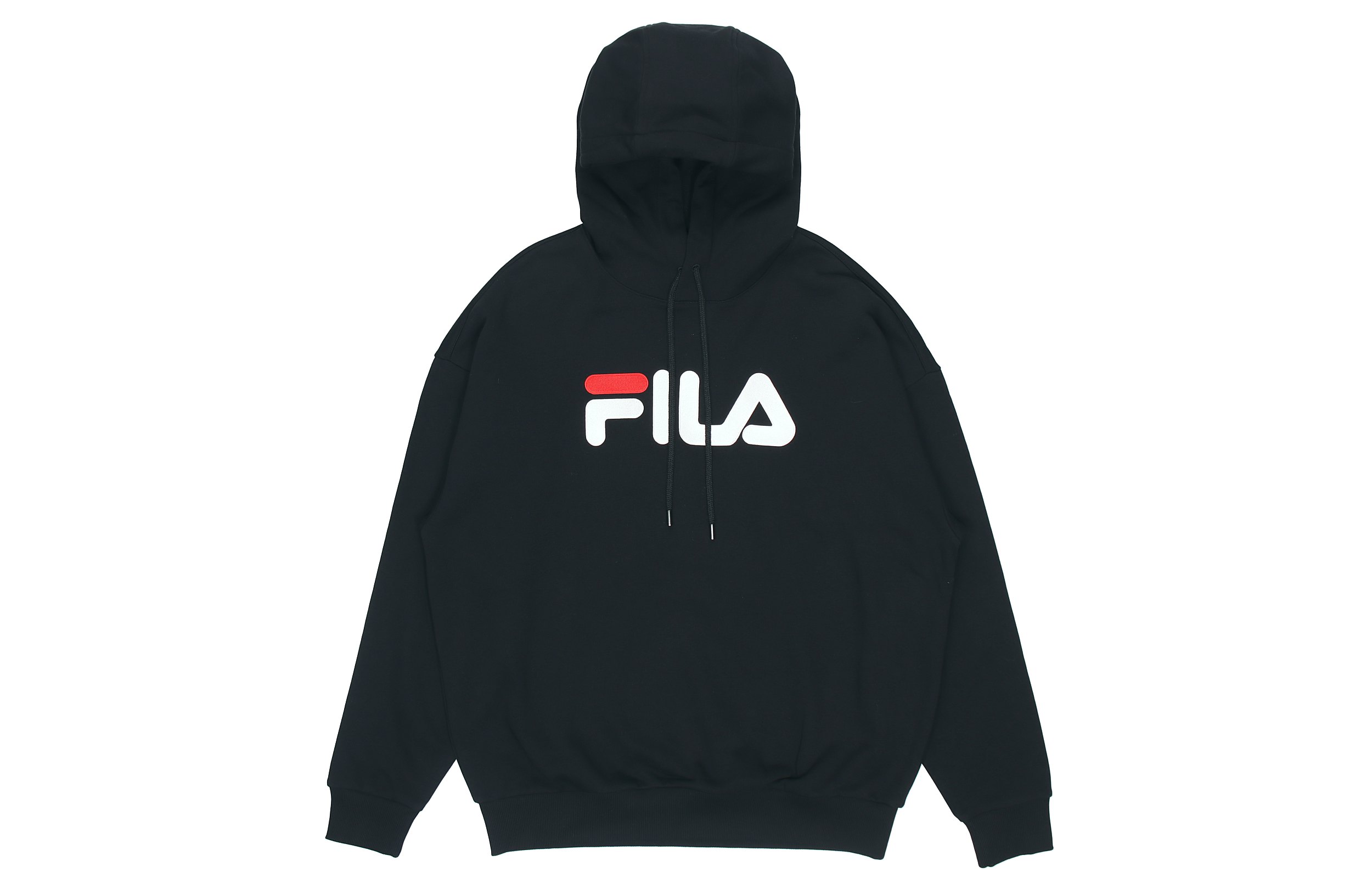 FILA Embroidered Logo Loose Fit Hoodie Unisex Black F51U138298F-BK