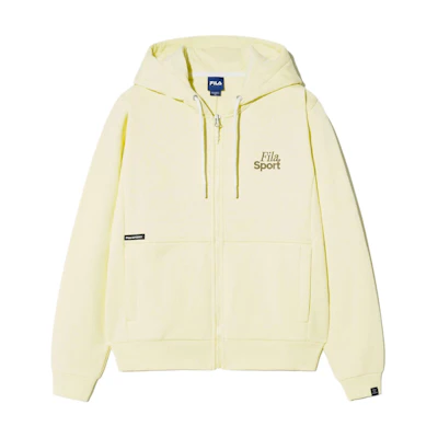 FILA Embroidered Logo Unisex Yellow Hoodie FS2FTH1101U-YEW