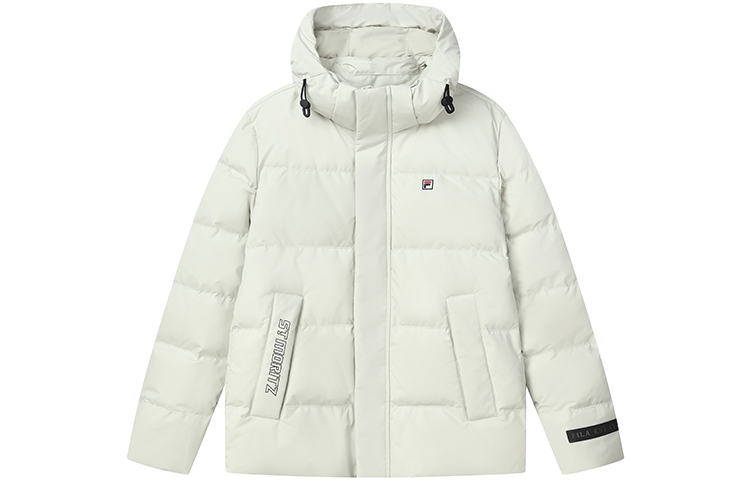 FILA Embroidered Logo Warm Down Jacket Light Green. F11M148901F-LG