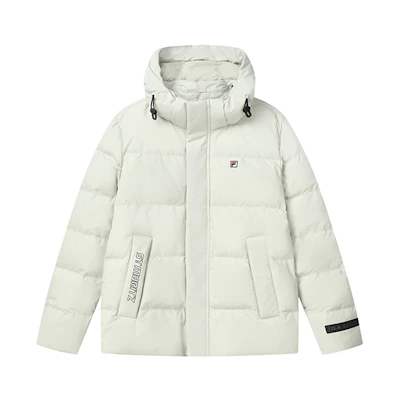 FILA Embroidered Logo Warm Down Jacket Light Green. F11M148901F-LG