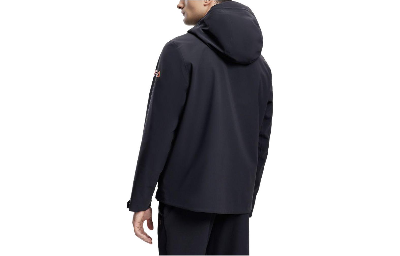 FILA EXPLORE  Black Outdoor Zip-Up Hoodie Jacket. A11M347505F-BK 圖 3