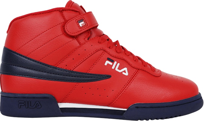 FILA F-13V Kulit Sintetik 'Merah Navy' 1VF059LX-640 Buy FILA F-13V Kulit Sintetik 'Merah Navy' 1VF059LX-640