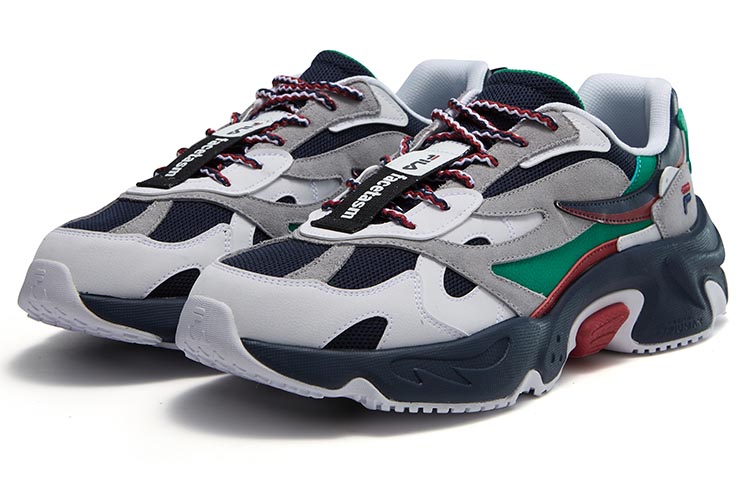 Lookbook FILA FACETASM コラボ Fusion 白青 "ラクーンシャトル" T12M234101FWD