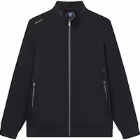 FILA Fashion Casual Knit Long-Sleeve Jacket with Stand Collar F11M332501FBK FILA Fashion Casual Knit Long-Sleeve Jacket with Stand Collar F11M332501FBK