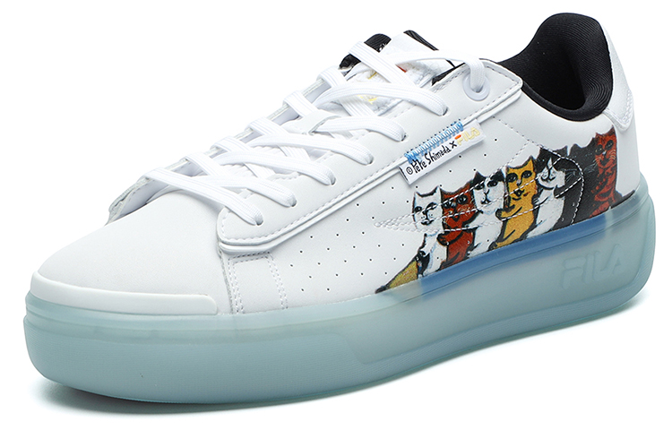 FILA Fashion Court Low-Top Sneakers White/Green F12M134352FWT