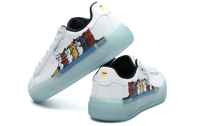 Lookbook 휠라 코트 로우탑 스니커즈 (화이트/그린) F12M134352FWT