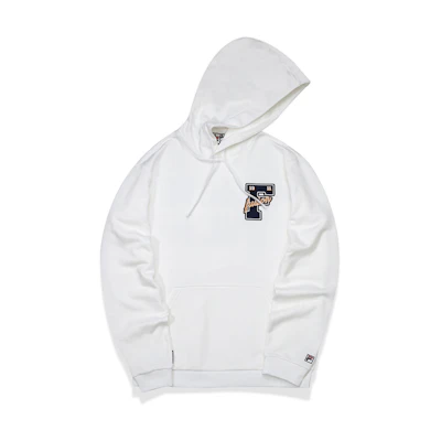 FILA Fashion Knitted Pullover Hoodie - Standard White T11M032209F-WT