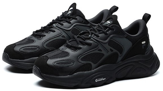 휠라 패션 스니커즈 '블랙 다크 그레이' F12M124156FBD Lookbook 휠라 패션 스니커즈 '블랙 다크 그레이' F12M124156FBD