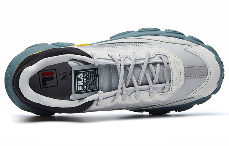 Lookbook 휠라 패션 스니커즈 그레이/옐로우 F12M134144FVG