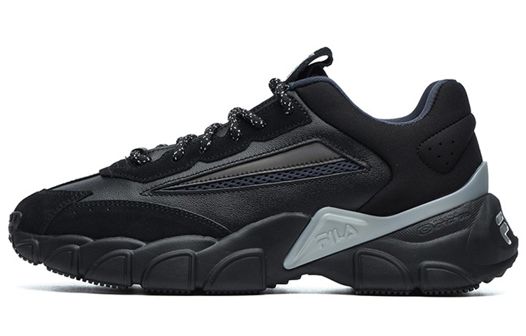FILA Fashion Sneakers Low-Top Running Shoes 'Black Grey' F12M144120FBI