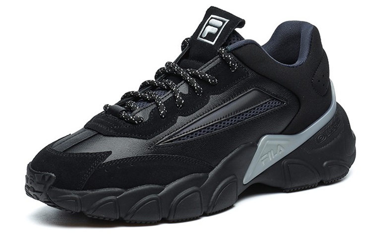 Lookbook Baskets mode FILA basses running ''Noir Gris'' F12M144120FBI